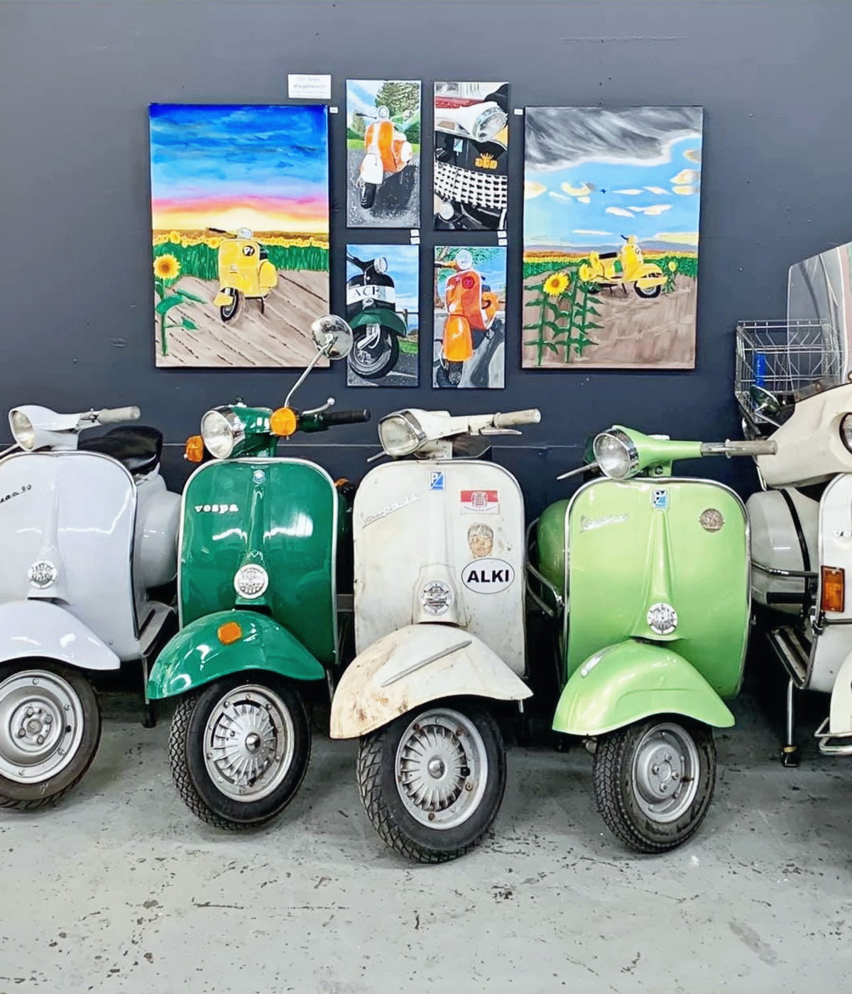 Vintage Vespa restoration